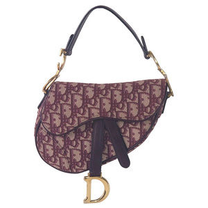 Christian Dior Saddle Bag Mini Bordeaux